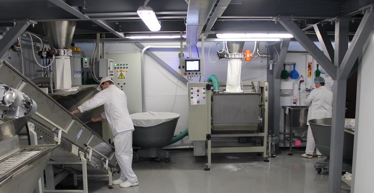 Industrial dough processing equipment
