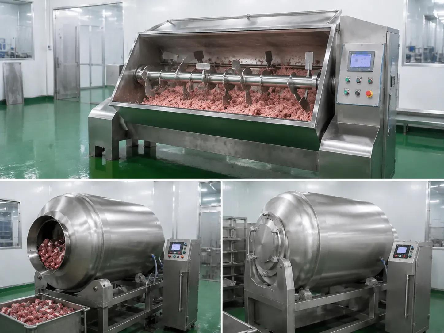 混合与滚揉设备 industrial food machinery