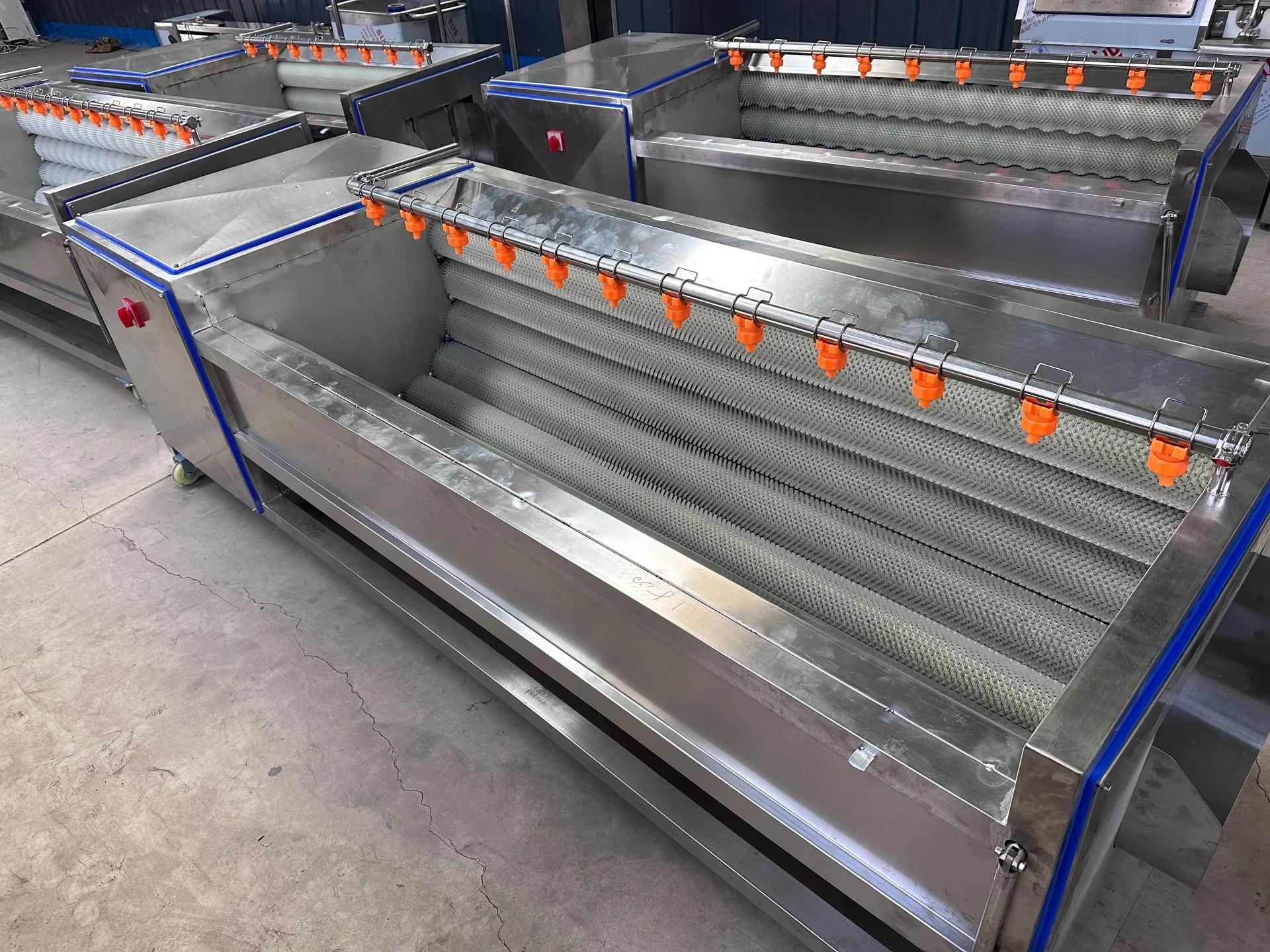 Used Brush Roller Vegetable Washing Machine